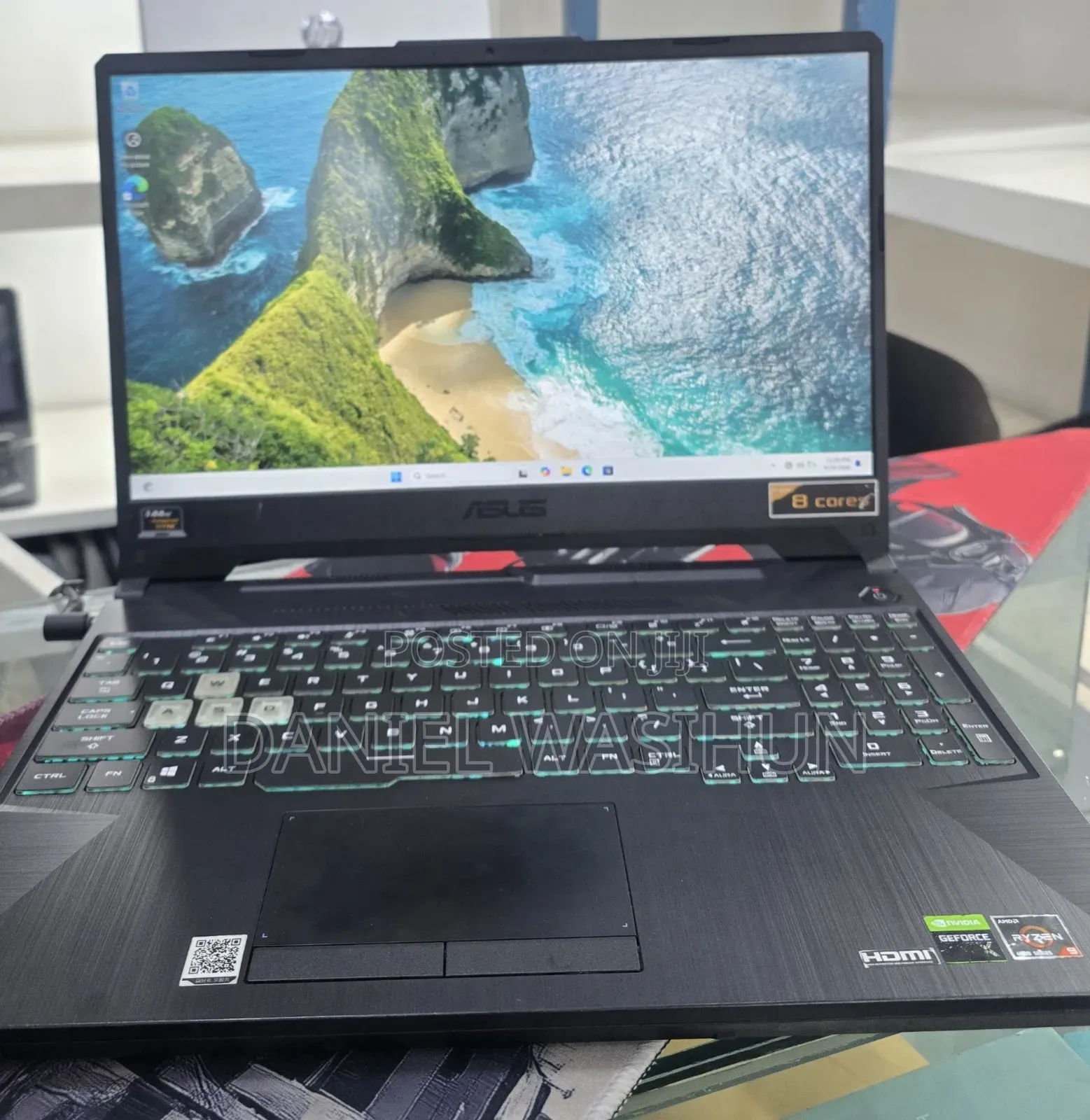 New Laptop Asus TUF Gaming F15 16GB AMD Ryzen 9 SSD 512GB