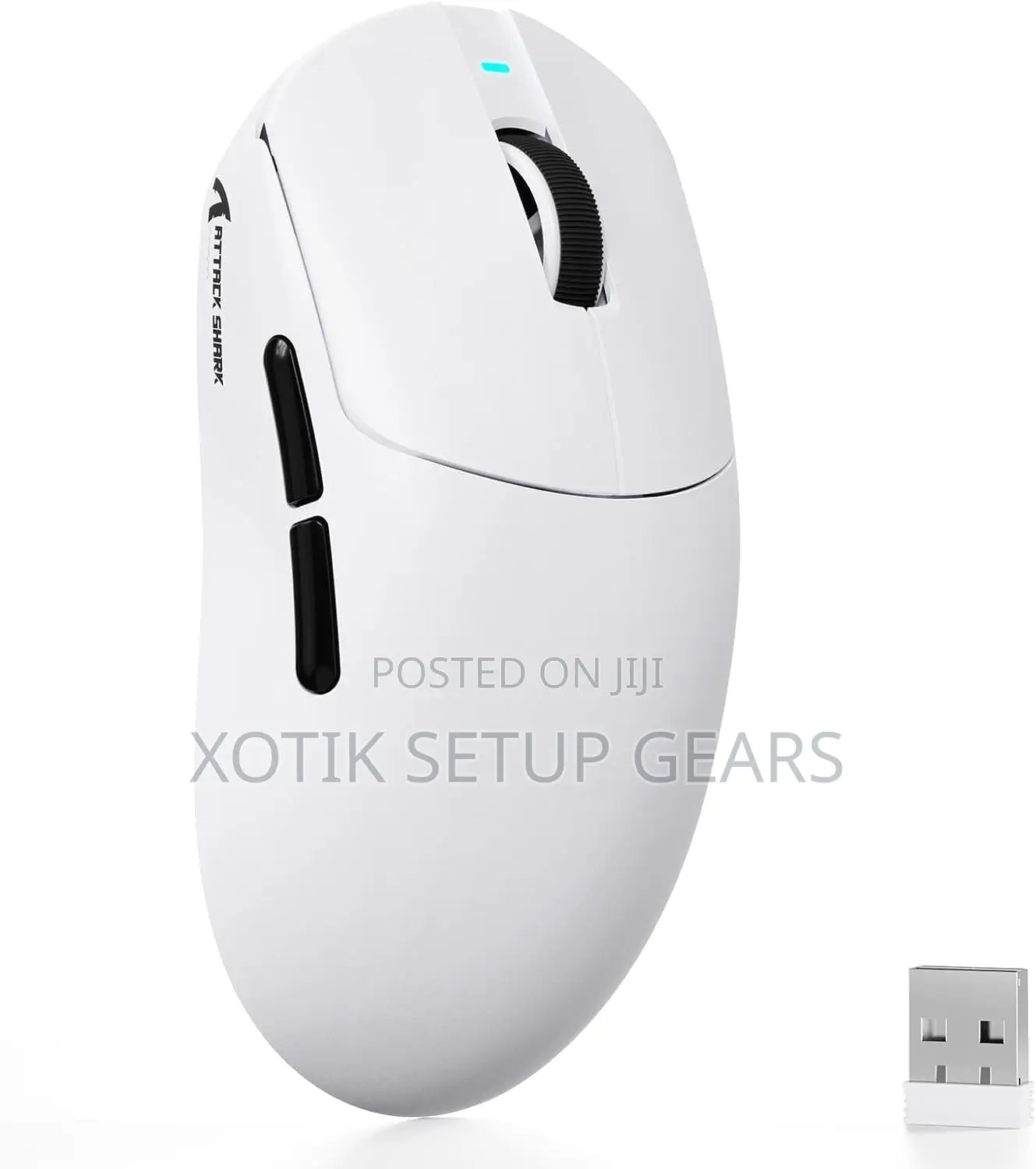 ATTACK SHARK X8 SE White Gaming Mouse - Tri Mode Wireless Mouse