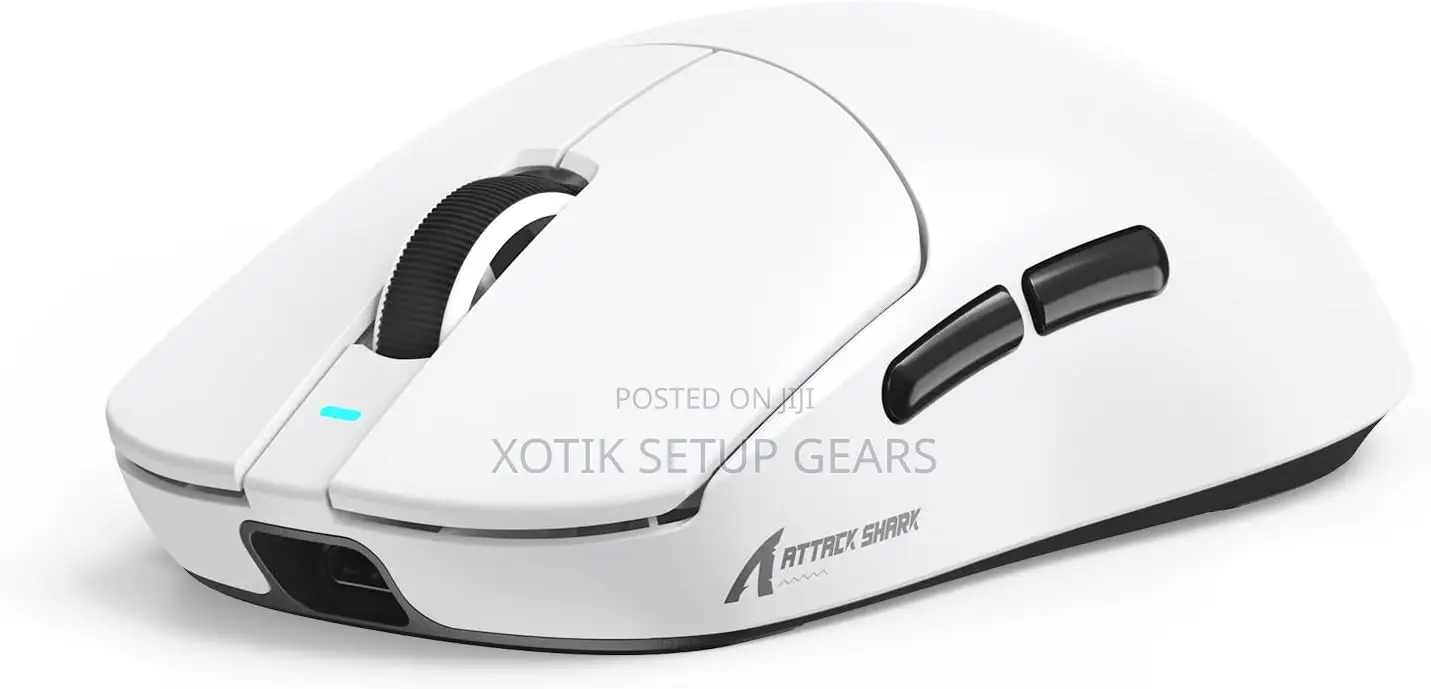 ATTACK SHARK X8 SE White Gaming Mouse - Tri Mode Wireless Mouse