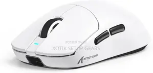 ATTACK SHARK X8 SE White Gaming Mouse - Tri Mode Wireless Mouse