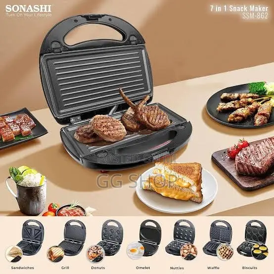 7in1 Sandwich Waffle Maker