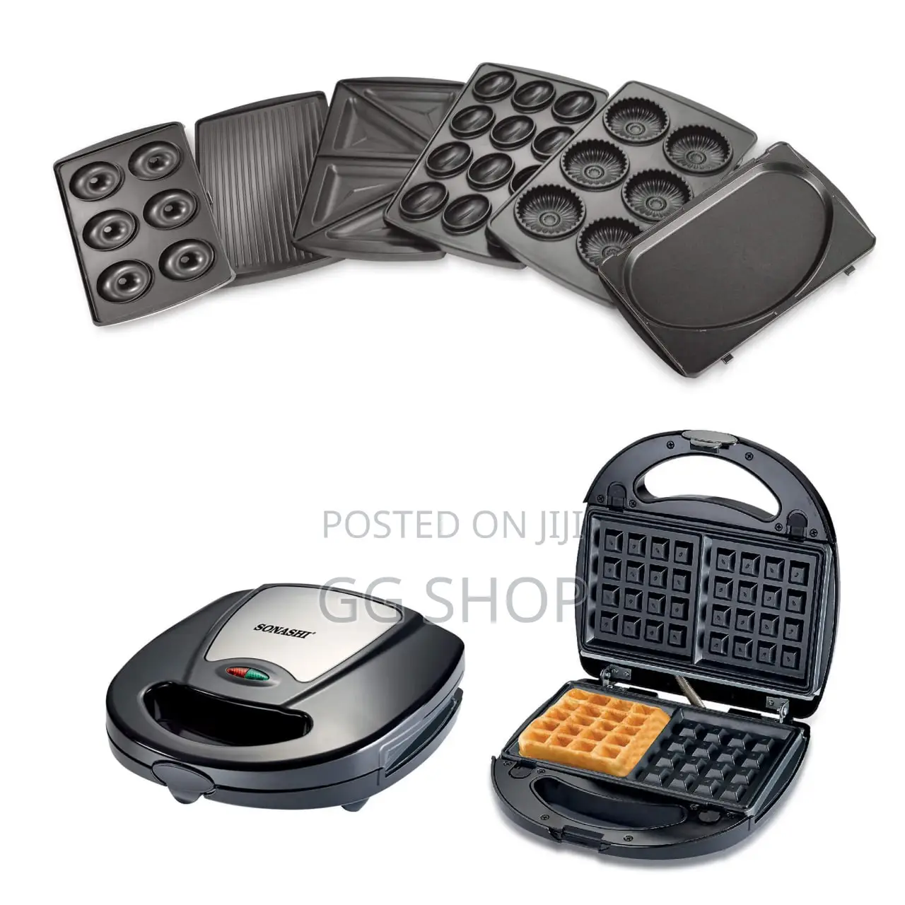 7in1 Sandwich Waffle Maker