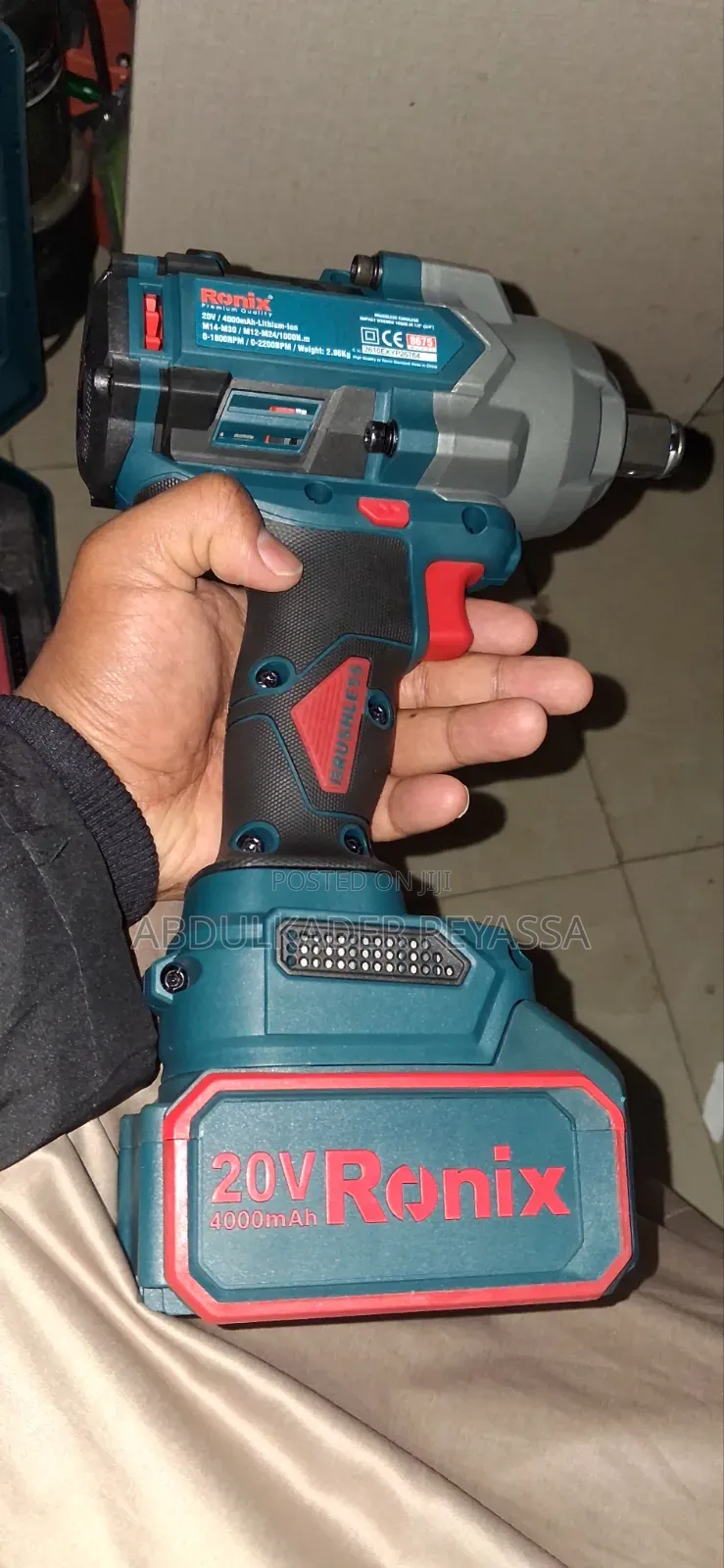 Ronix 1000nm Chargible Brushless Impact Wrench