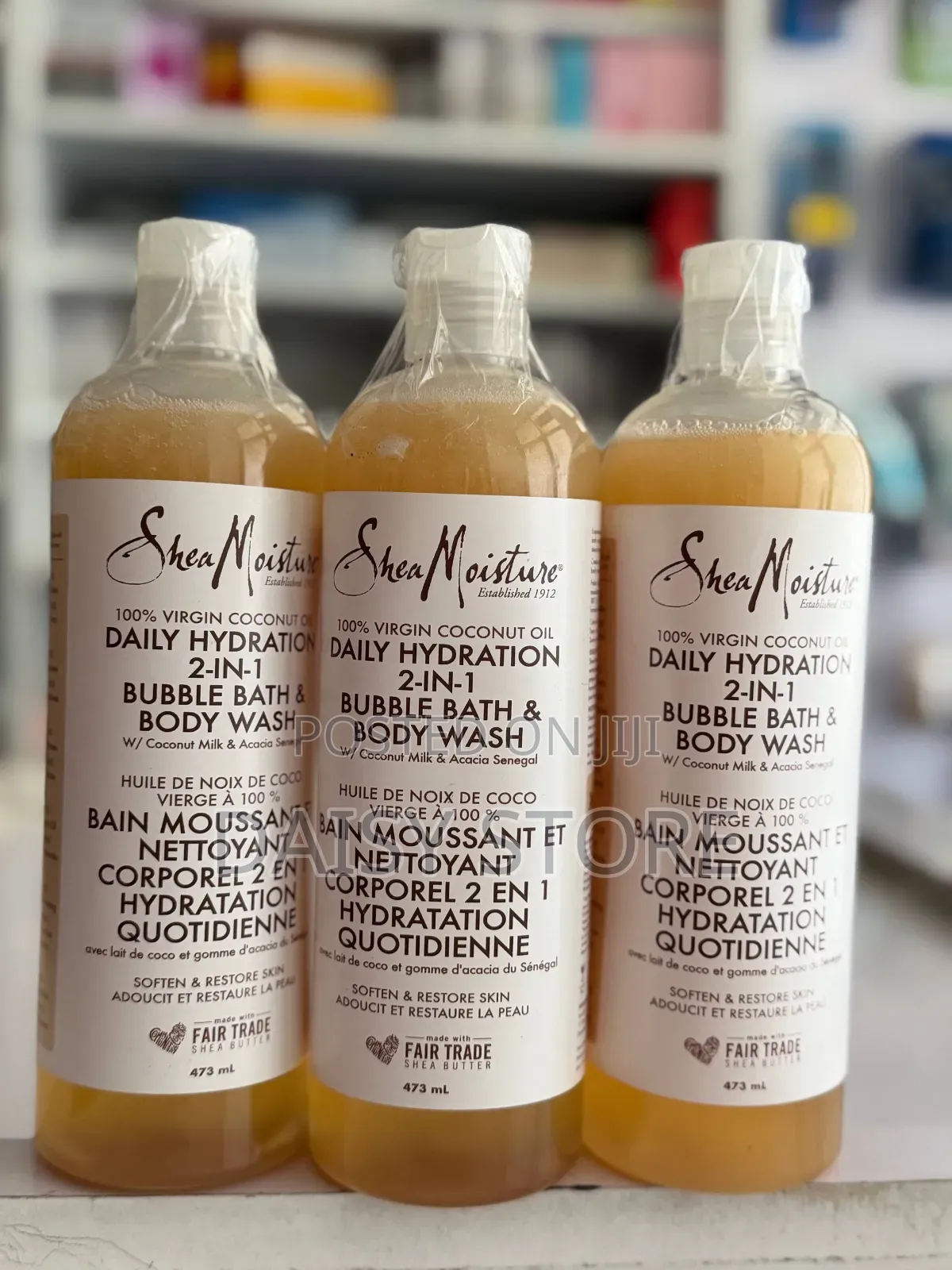 SheaMoisture 2-in-1 Bubble Bath & Body Wash (473ml)