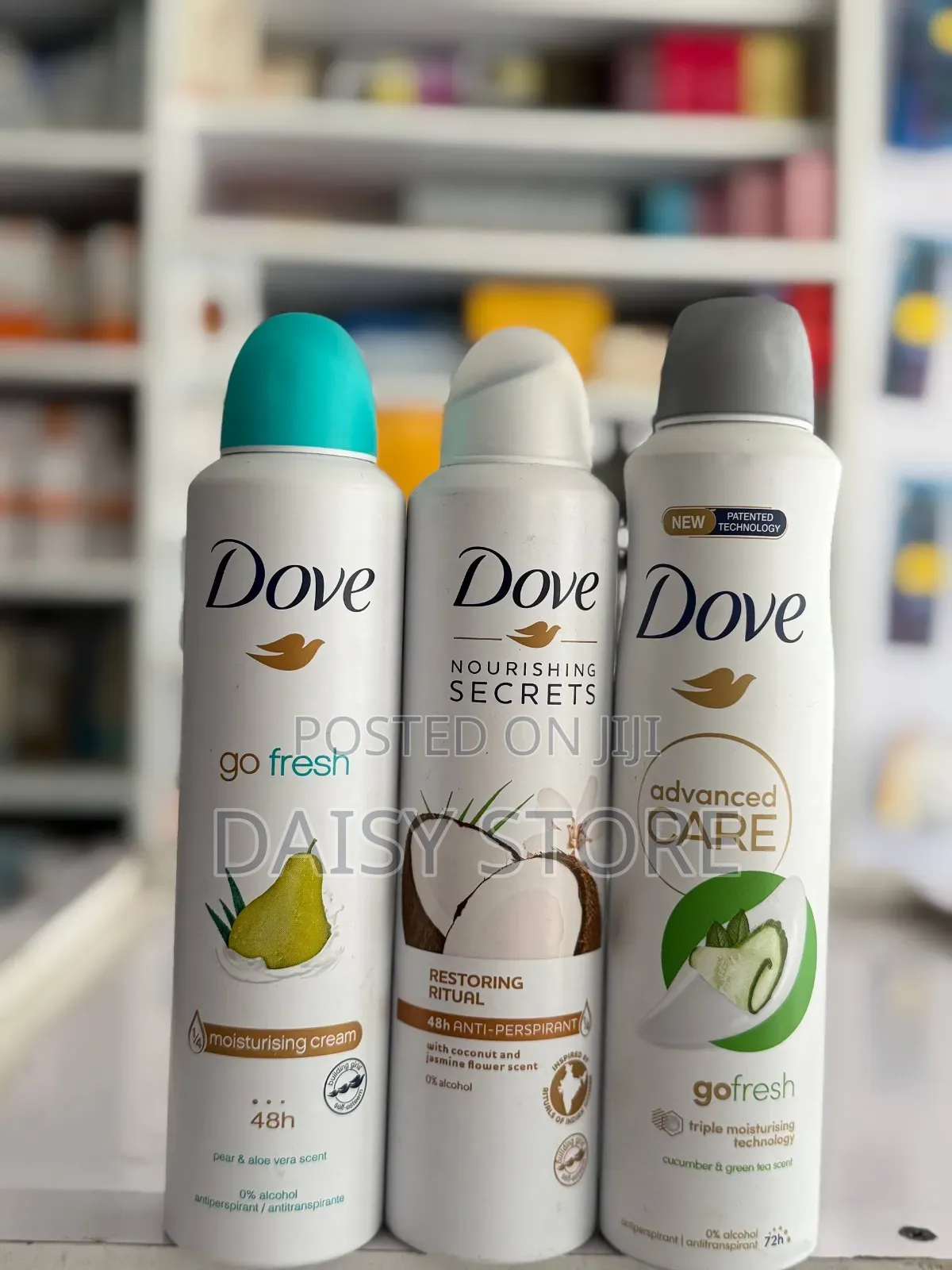Dove Antiperspirant Body Spray Range