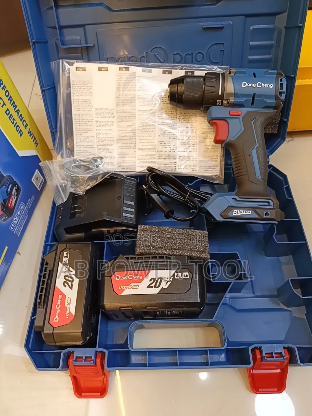 Deng Cheng Cordless Brushless Driver Drill/ 4A