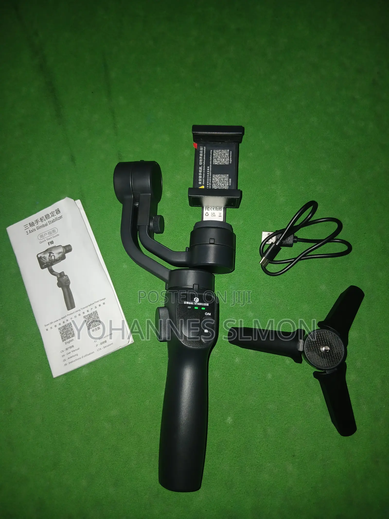 F10 3-Axis Smartphone Gimbal Stabilizer (Model F10).