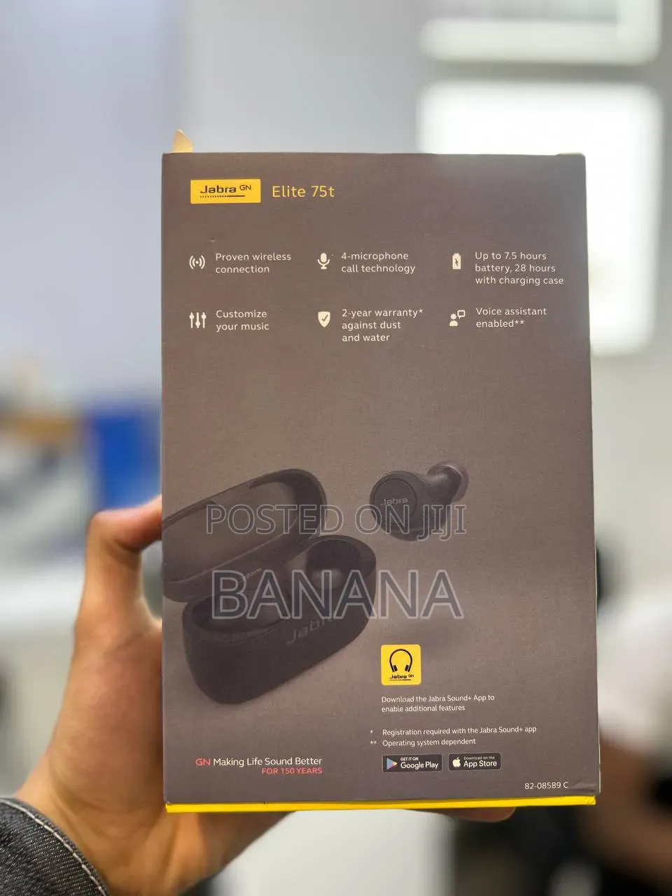 Jabra Elite 75t True Wireless Earbuds – Brand New & Sealed