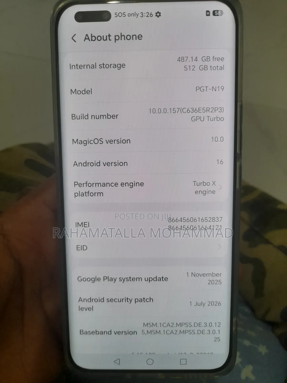 Honor Magic5 Pro 512 GB Black