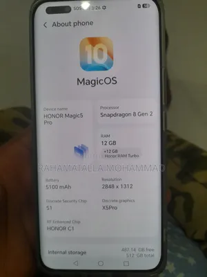 Honor Magic5 Pro 512 GB Black