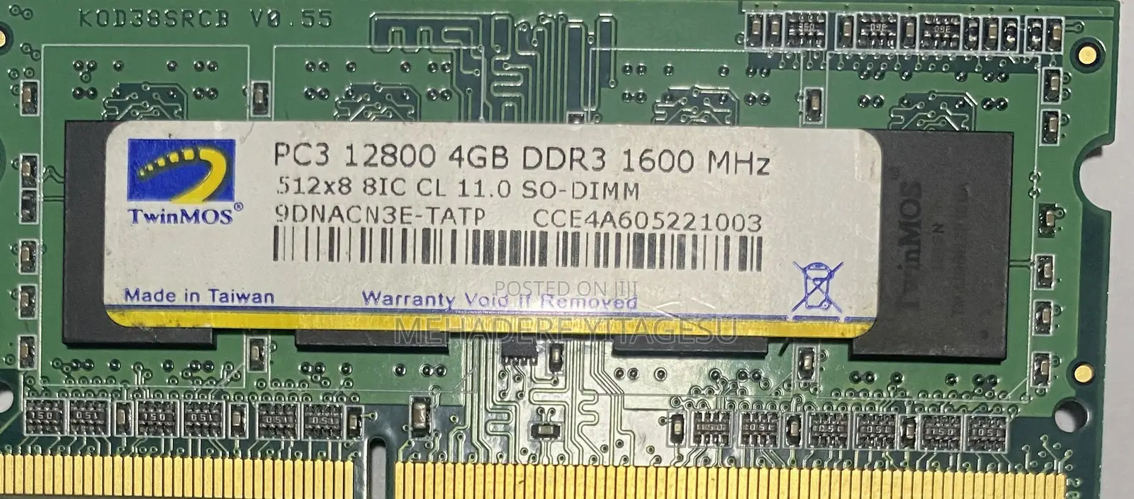 DDR 3 Laptop RAM