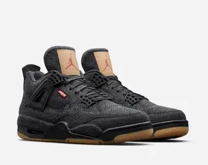 Air Jordan 4 Retro Black Denim Size:- 39-43Delivery Available