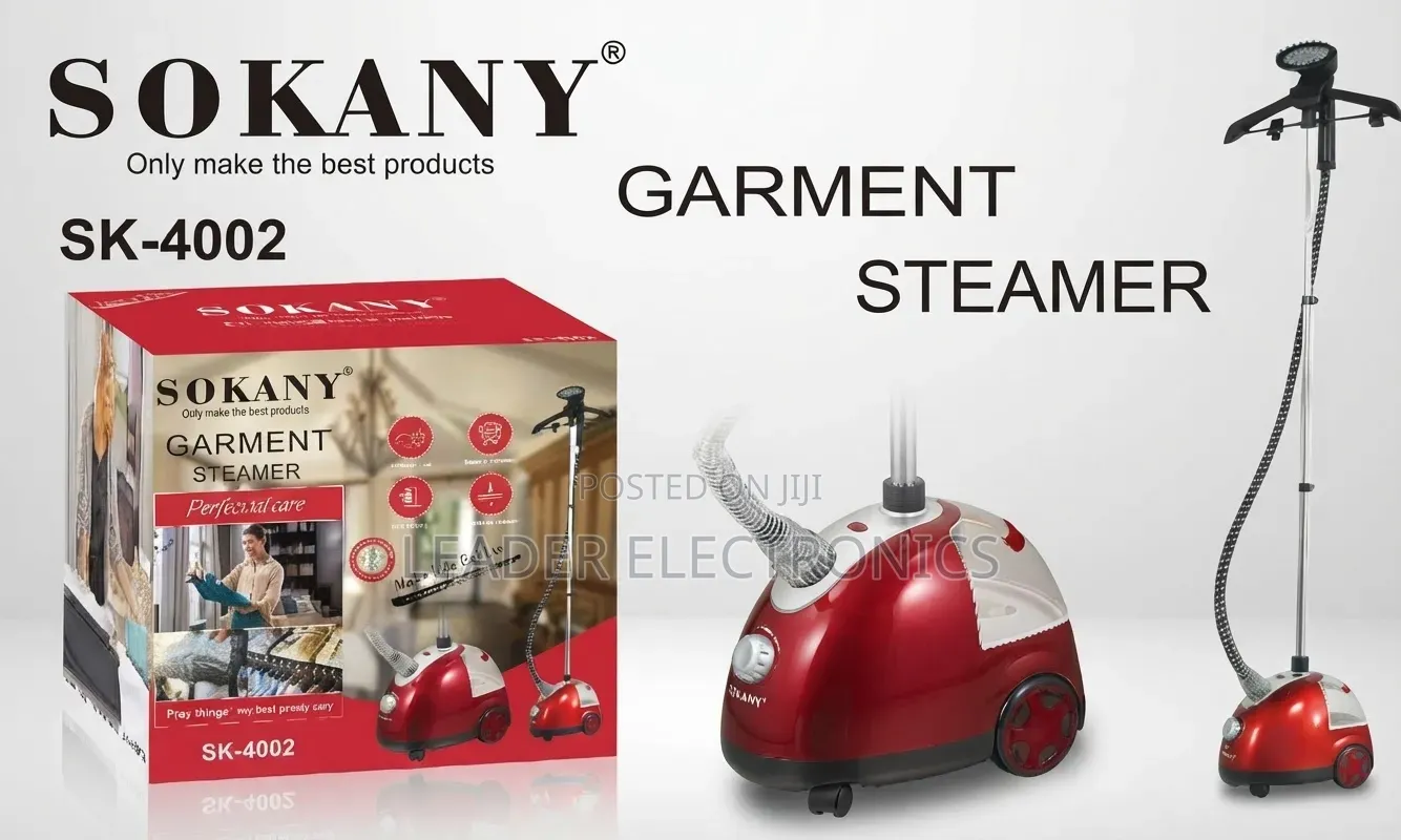 Sokany Garment Steamer – Powerful Steam | Fast & Easy Wrinkle Removal