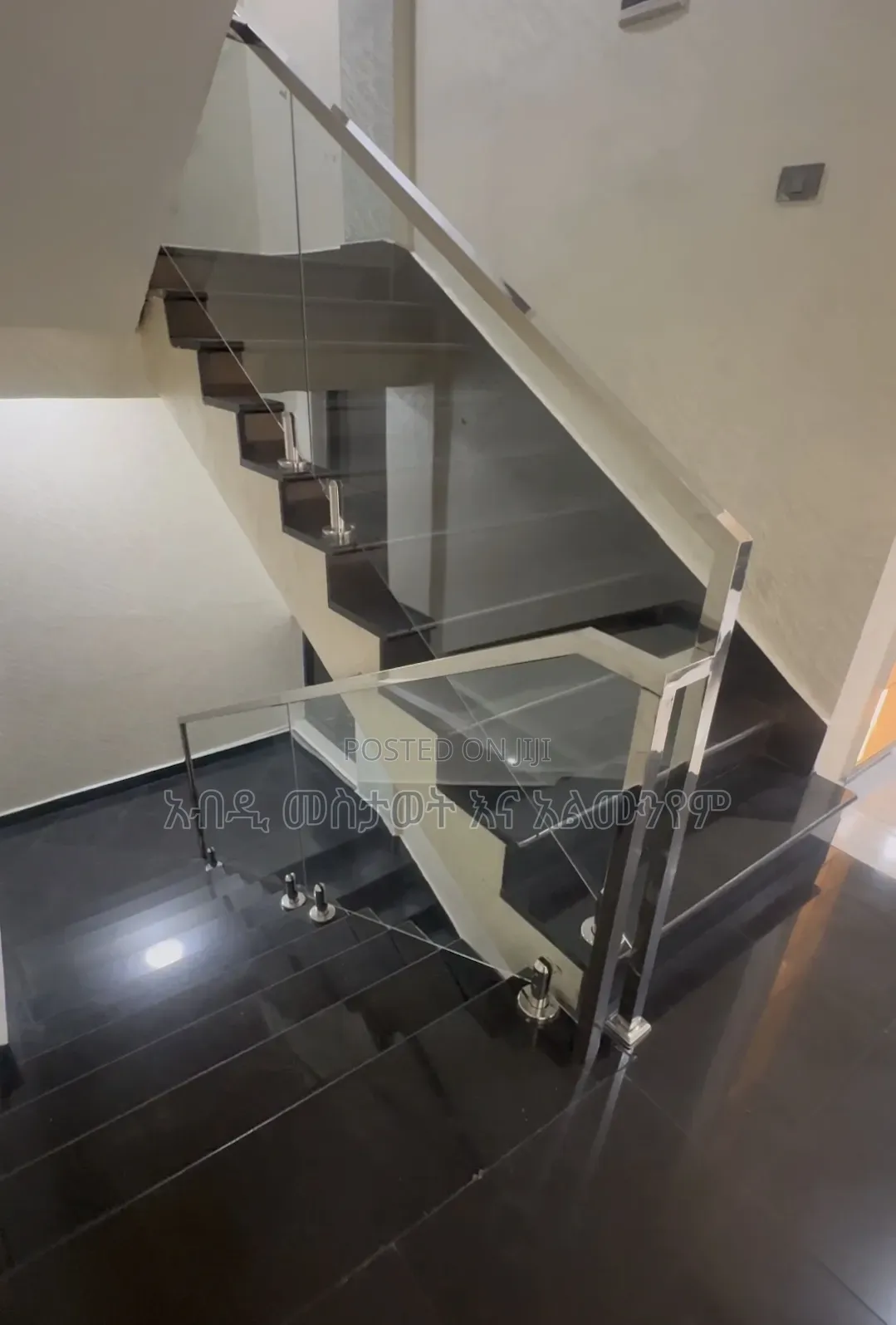 Handrail Glass and Metal