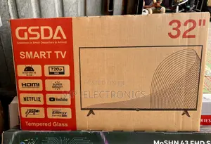 GSDA 32 Inch TV HD Smart Android With Tempered Glass VIP Electronics