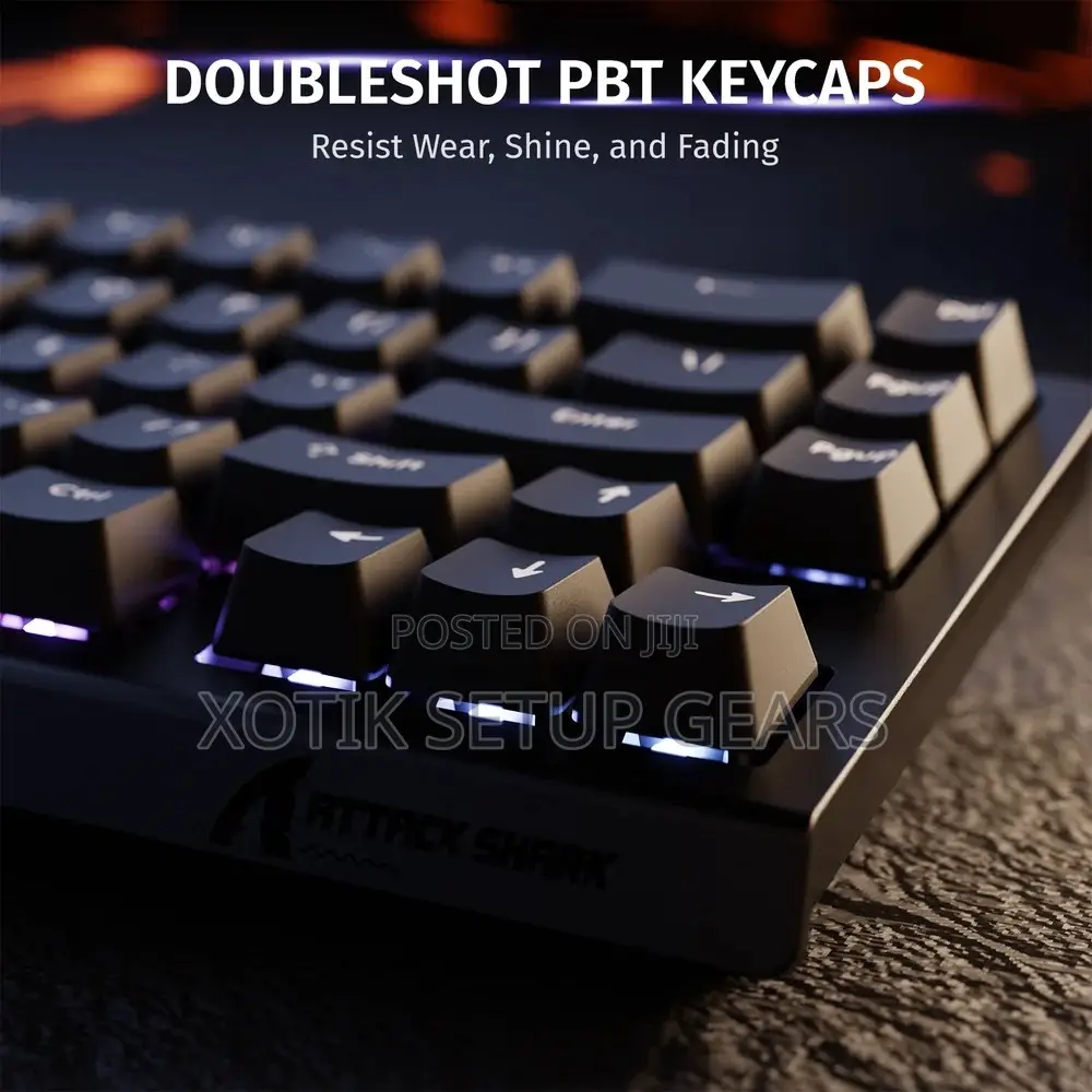 ATTACK SHARK X68 HE Rapid Trigger Gaming Keyboard - Magnetic Switch