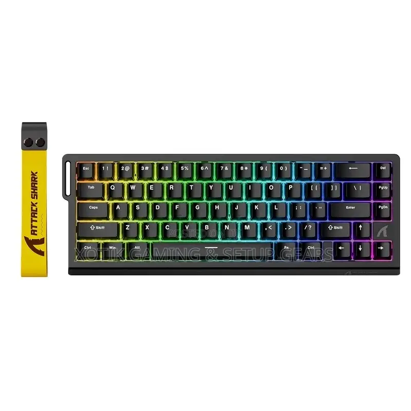 ATTACK SHARK X68 HE Rapid Trigger Gaming Keyboard - Magnetic Switch