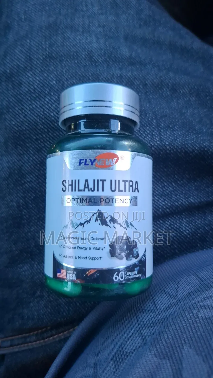 Shilajit Ultra 60 Capsules ለወንድ