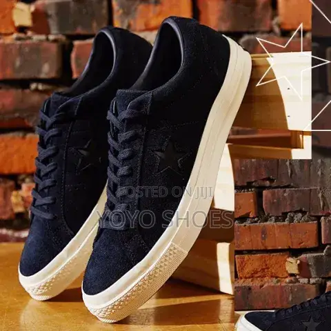 Converse One-Star Low Top Black/ White Unisex Shoes