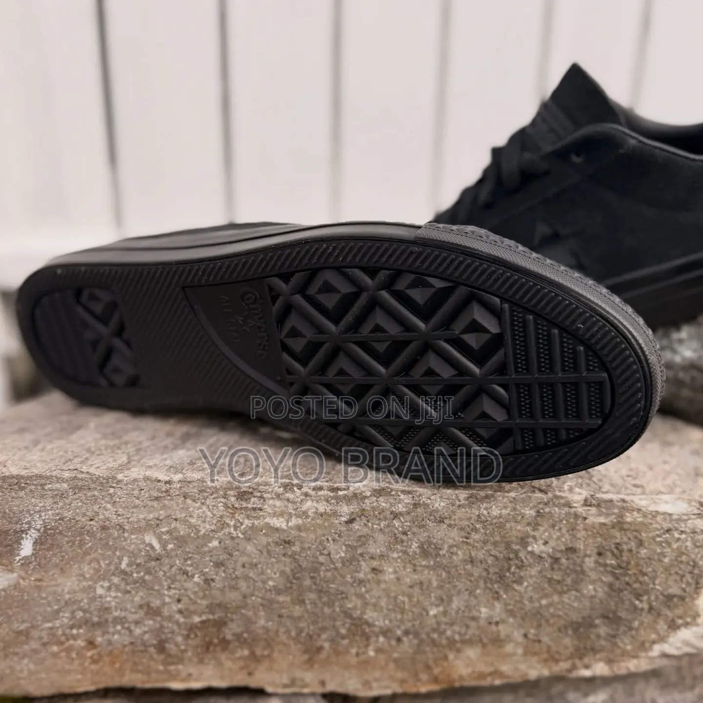 Converse One-Star Low Top Suede Triple Black Unisex Shoee