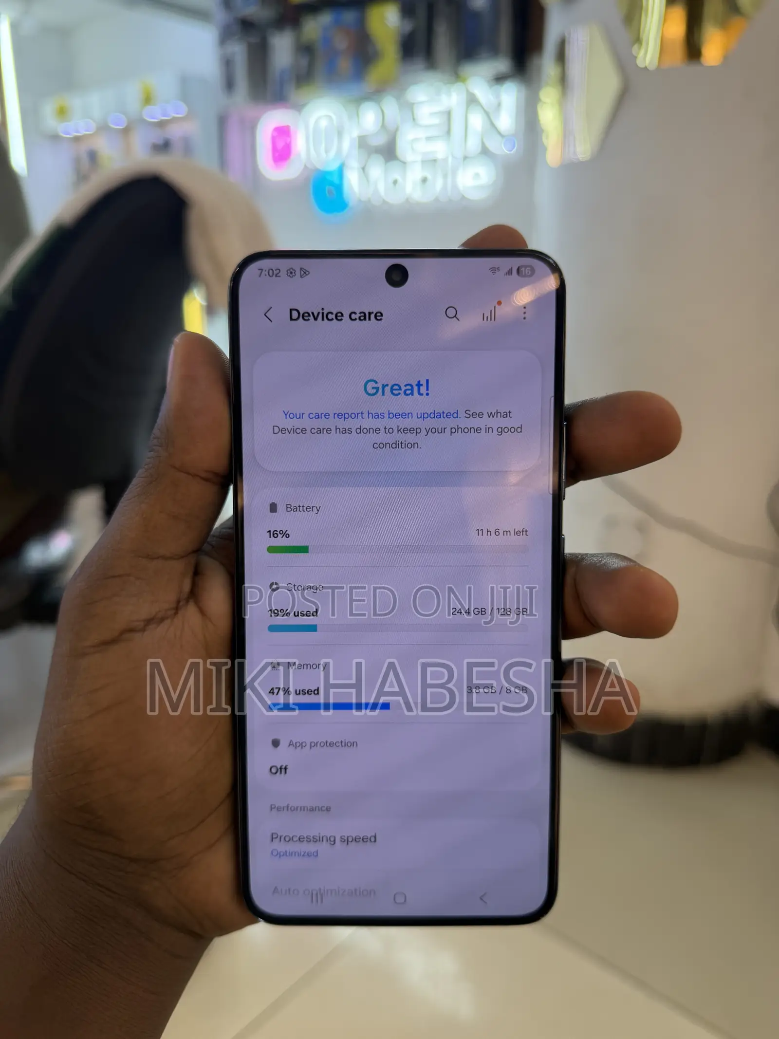 New Samsung Galaxy S22+ 5G 128 GB Purple