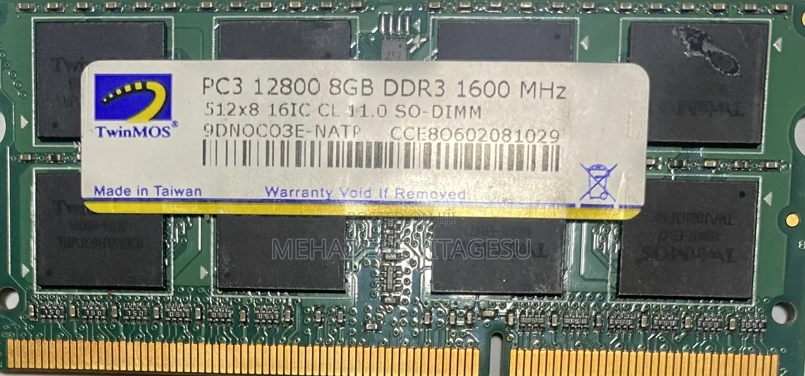 DDR 3 8gb Laptop Ram