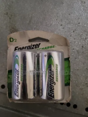 Energizer Rechargeable D Batteries (2 Pack)