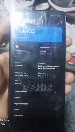 Oppo A3x 128 GB Purple