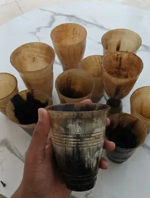Handcrafted Horn Cup ከቀንድ የተሰሩ መጠጫዎች