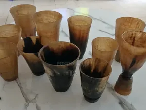 Handcrafted Horn Cup ከቀንድ የተሰሩ መጠጫዎች