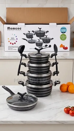 Momcoc Ceramic Cookware ማምኮክ ድስት ባለ 5 ደረጃ