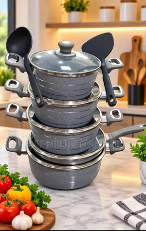 Momcoc Ceramic Cookware ማምኮክ ድስት ባለ 5 ደረጃ