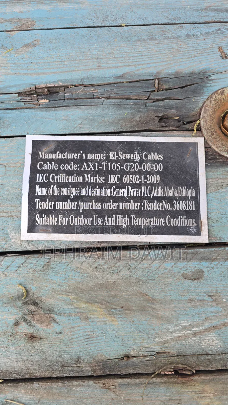 El Sewedy 3×240+120mm2 Aluminum Armored Cable – Brand New