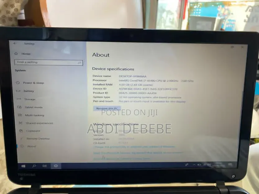 Laptop Toshiba Satellite C55 4GB Intel Core i7 HDD 500GB