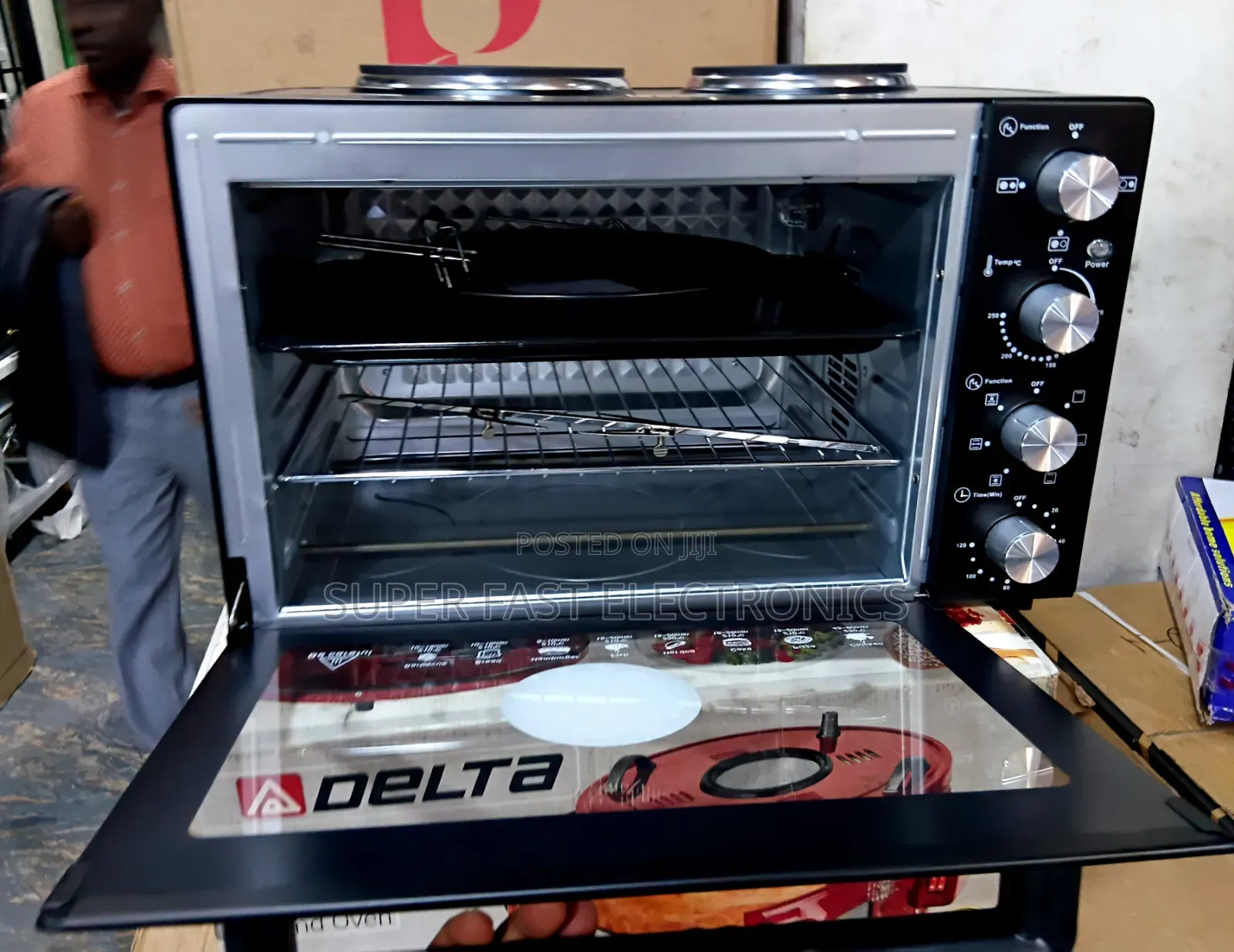 Flips 60L Mini Oven Large Capacity | Baking, Grilling & Roasting Oven