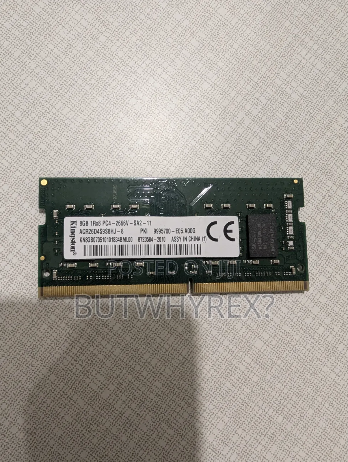 Kingston 8GB Laptop RAM