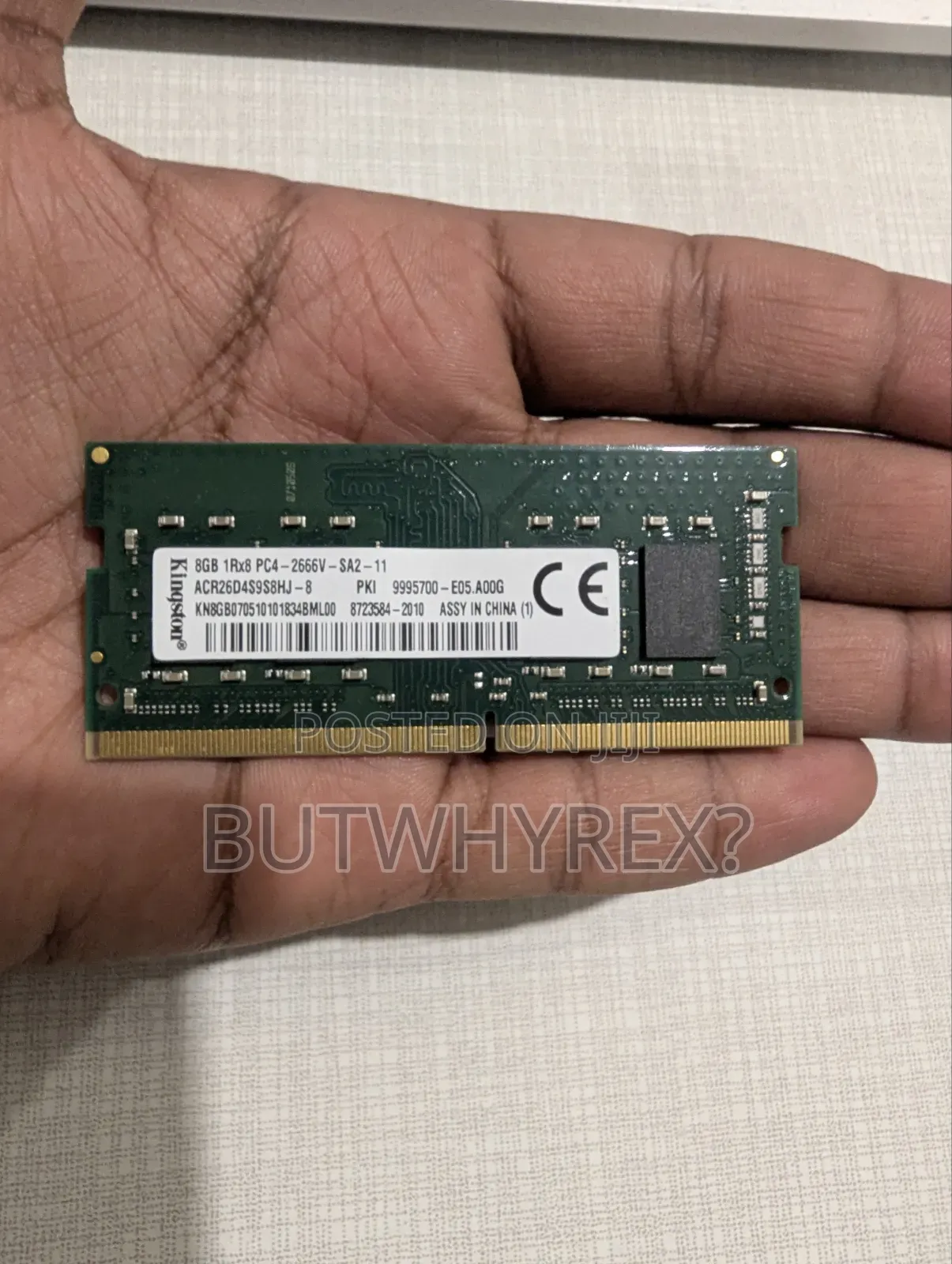 Kingston 8GB Laptop RAM