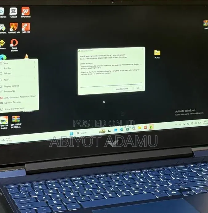 New Laptop HP Victus 15 16GB AMD Ryzen 7 SSD 512GB