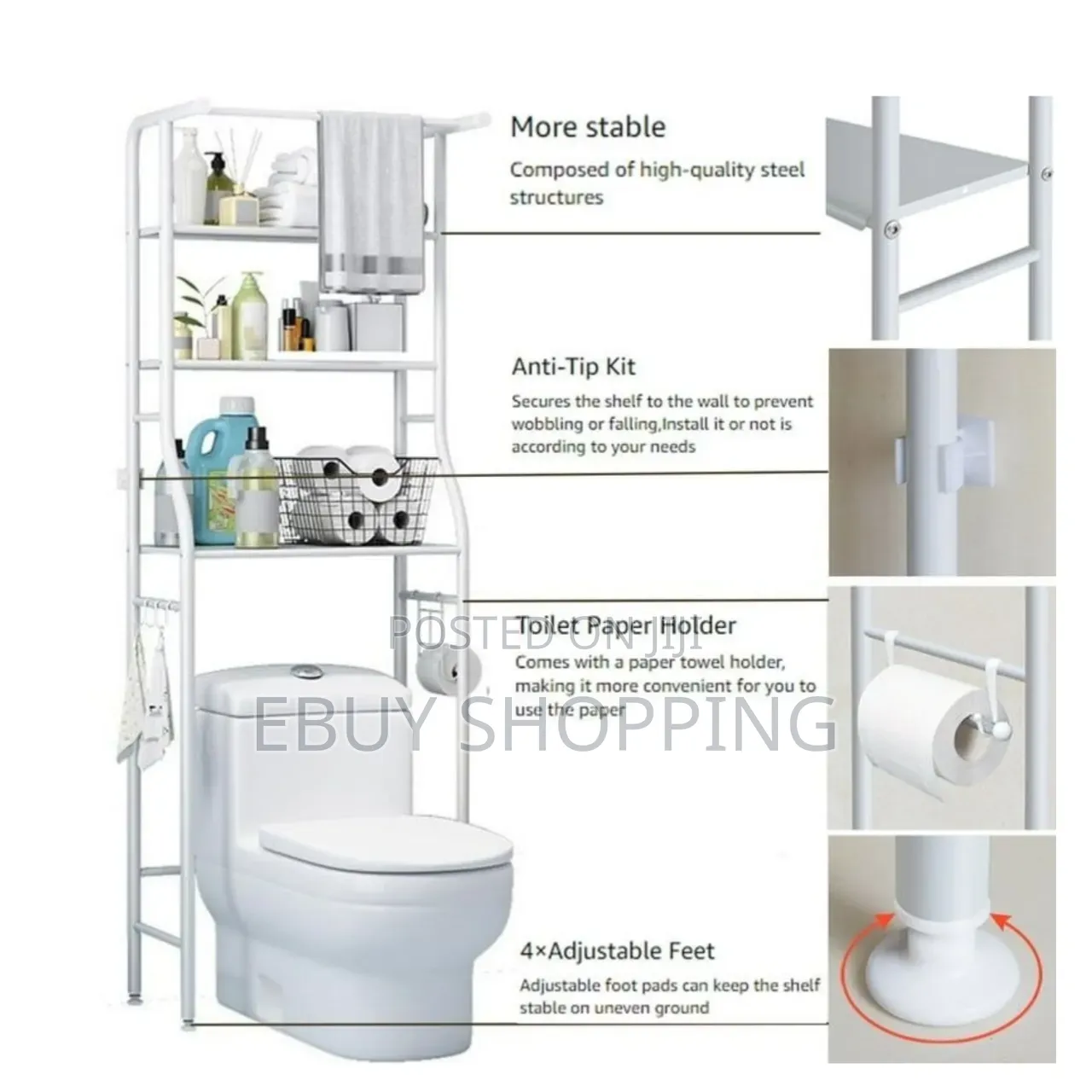 Durable Metal Frame, This Rack Is Rust-Resistant