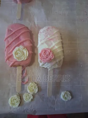 Cake Popsicles With Different Flavors