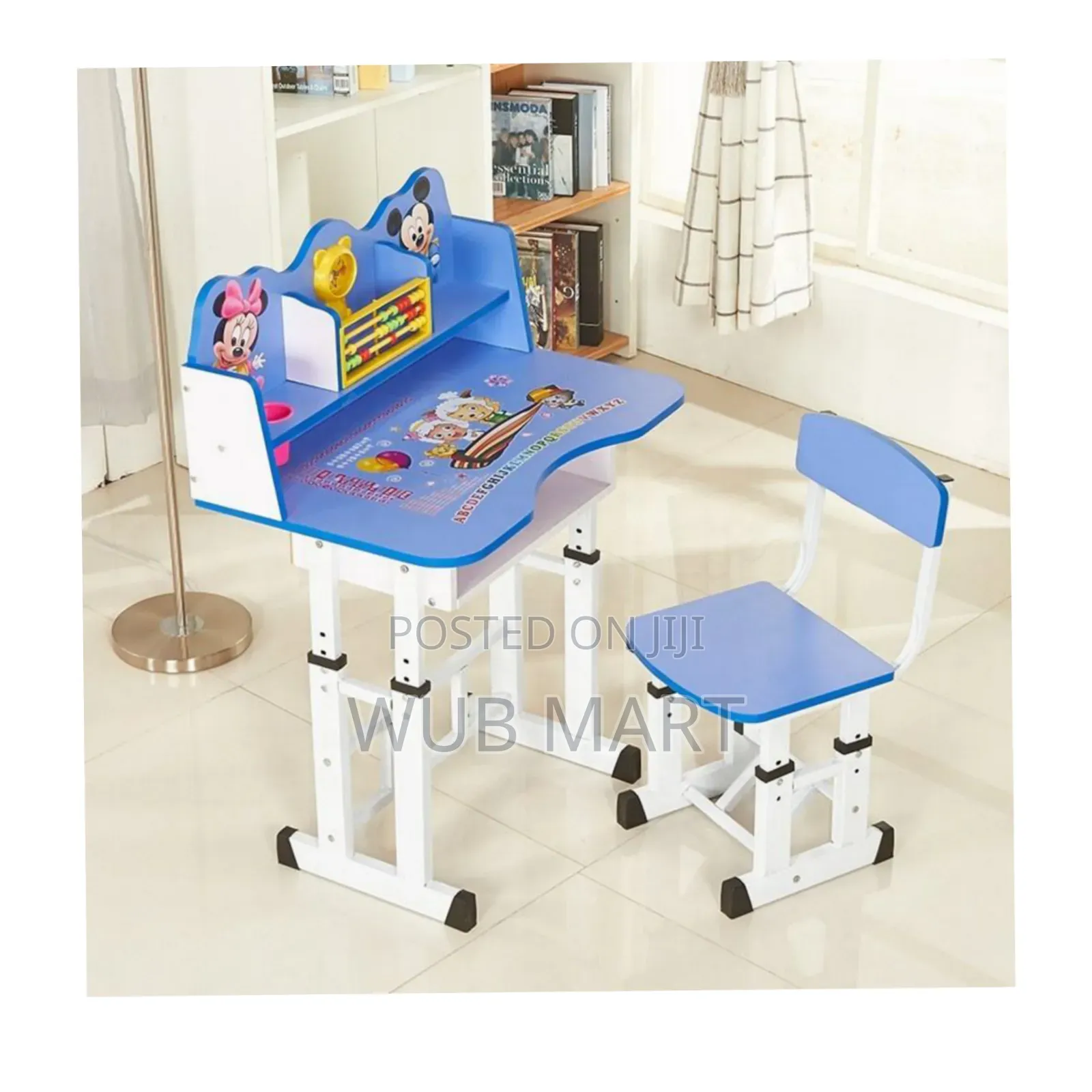 Kids Study Table & Chair Set ዘመናዊ የልጆች የጥናት ጠረንጴዛ