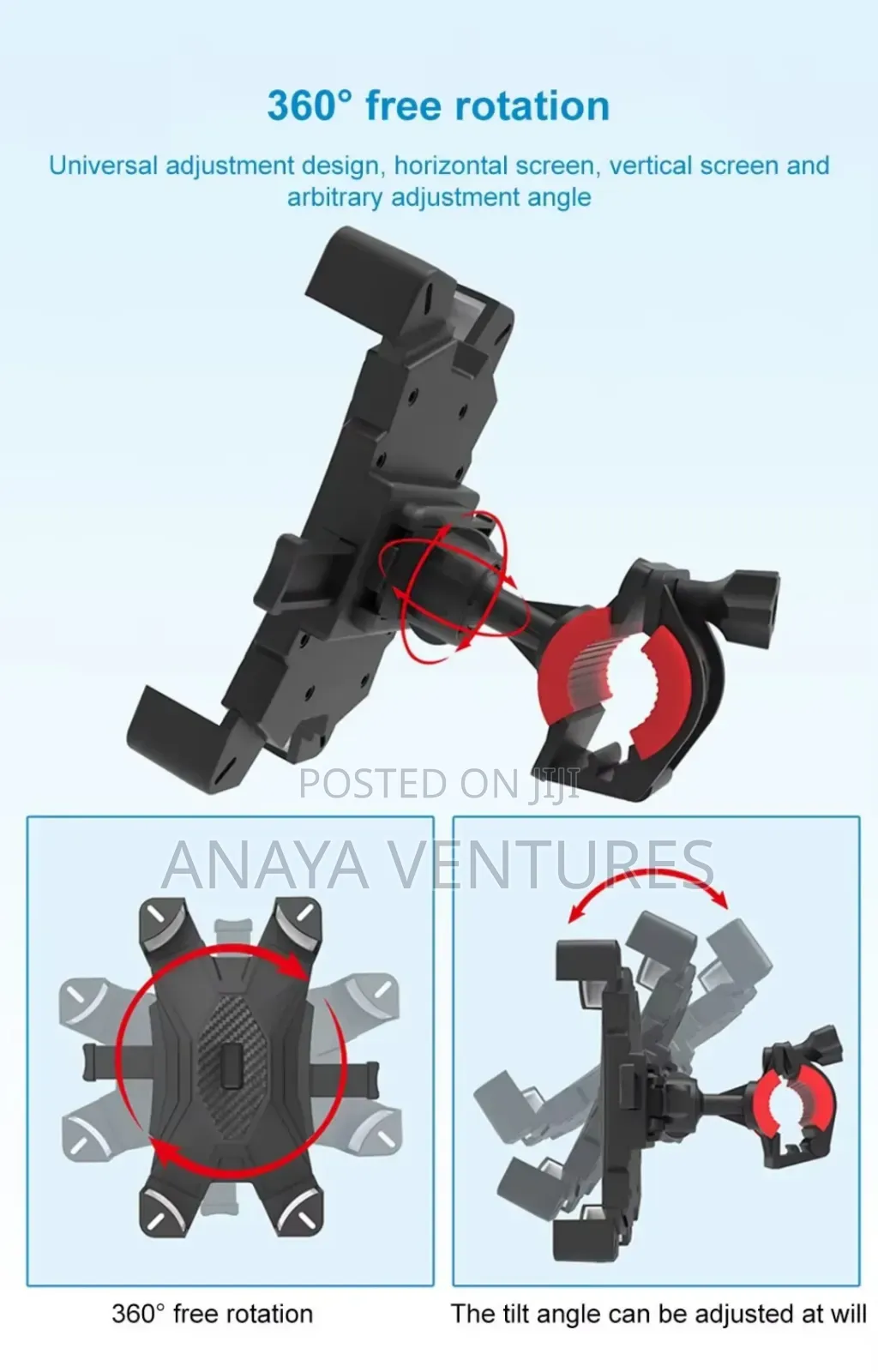 Phone Holder for Motorcycle and Bikes