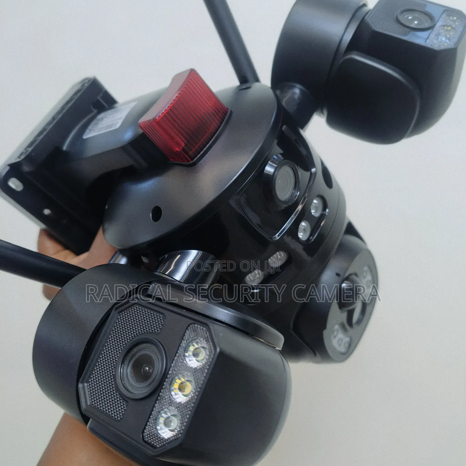 4 Lens Solar Camera 4K AI 4G SIM 360° PTZ CCTV Security Camera