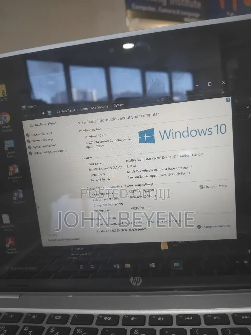 Laptop HP 2GB Intel Atom HDD 32GB