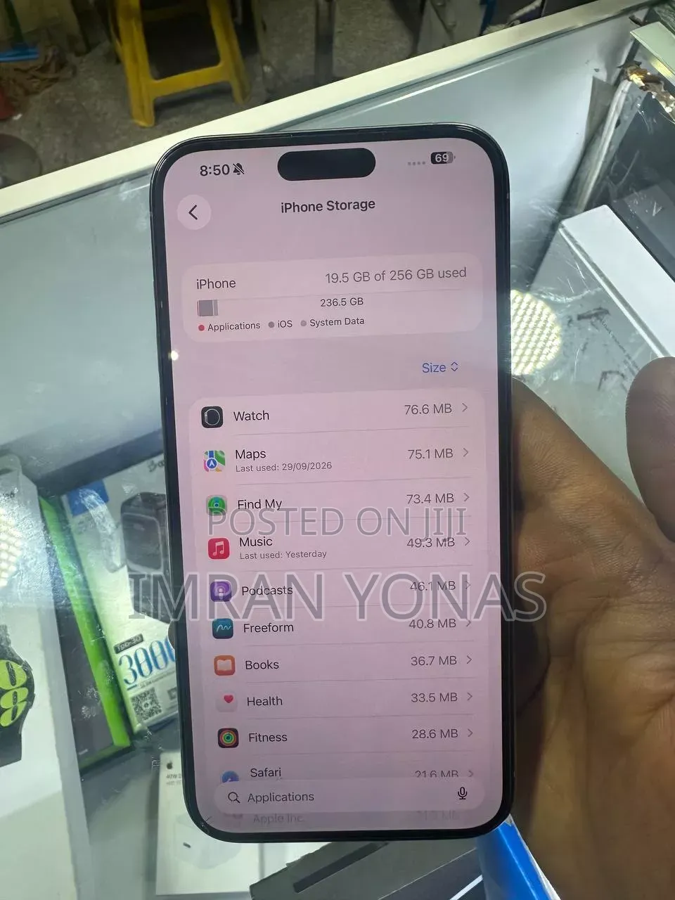 Apple iPhone 15 Pro Max 256 GB Silver