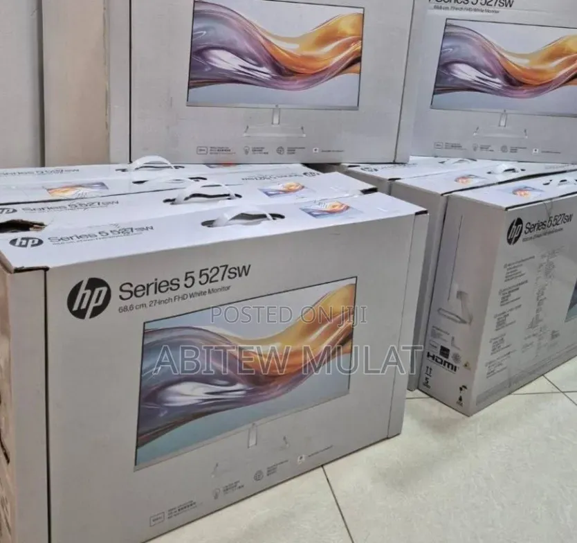 Brand New HP White Frameless Monitor 
 Quantity Available