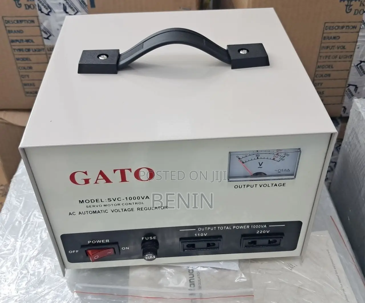 Gato Stabilizers Voltage Regulator 1000.W Delivery
