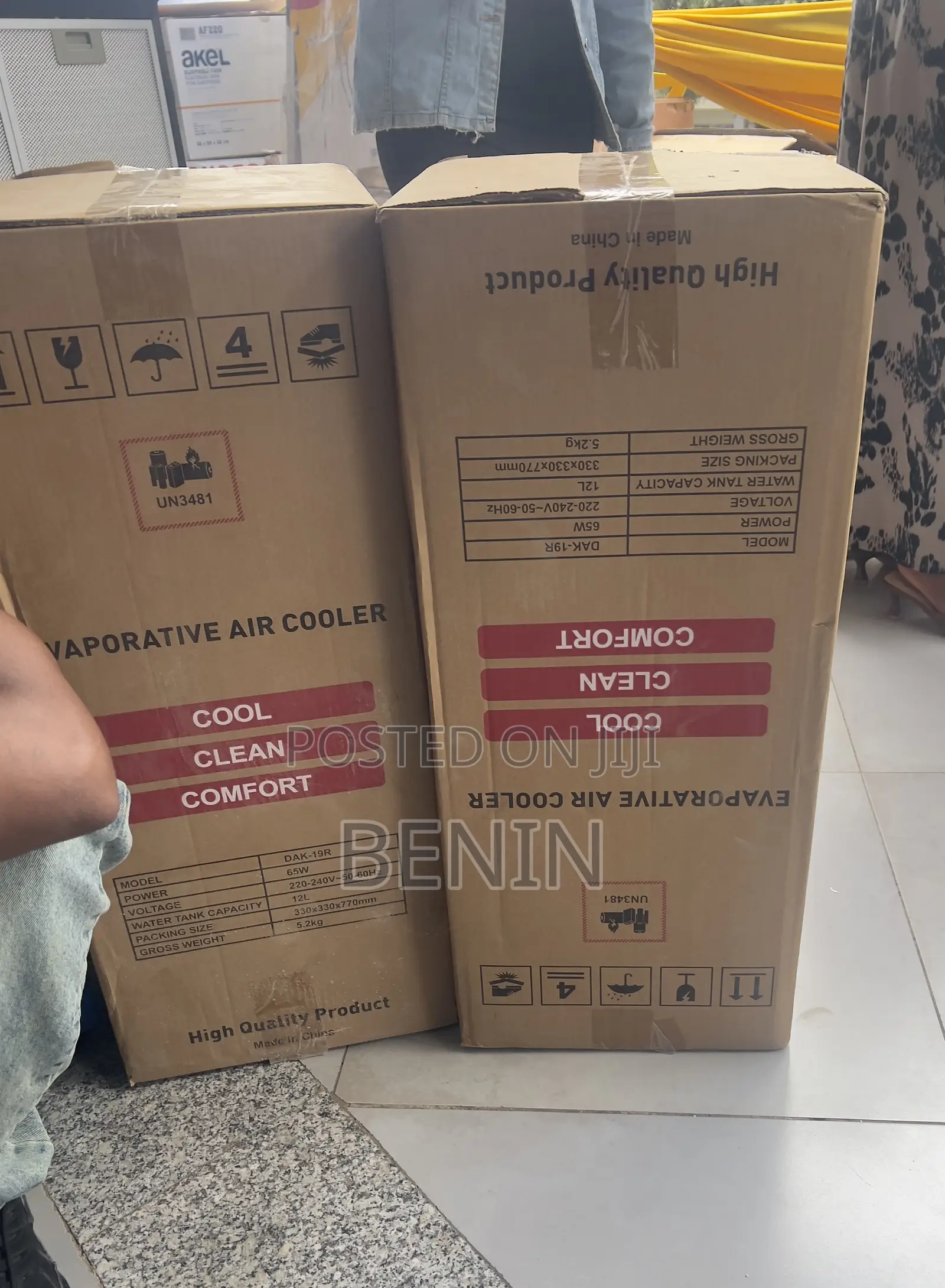 Cooling Fan Air Coolers 12.Litter Water System Delivery