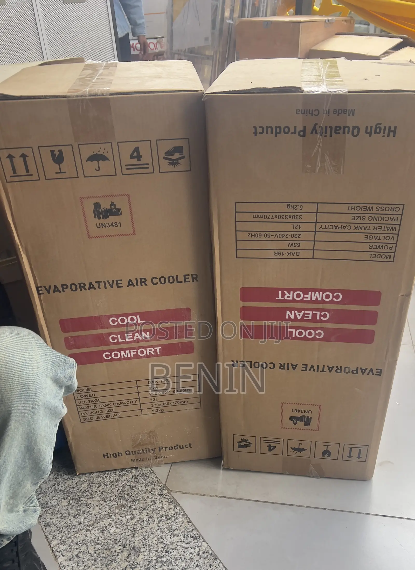 Cooling Fan Air Coolers 12.Litter Water System Delivery