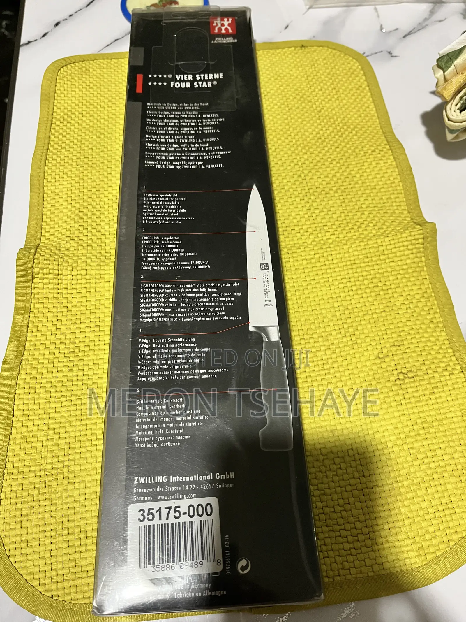 German-Made Kitchen/Chef's Knife 2 Pieces